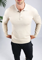 Cotton District CUBAN POLO  BEIGE