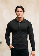 Cotton District CUBAN POLO  BLACK