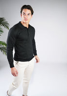 Cotton District CUBAN POLO  BLACK