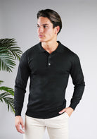 Cotton District CUBAN POLO  BLACK