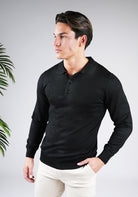 Cotton District CUBAN POLO  BLACK