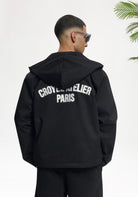 Cotton District Croyez Atelier Windbreaker Jackets & Bodywarmers BLACK