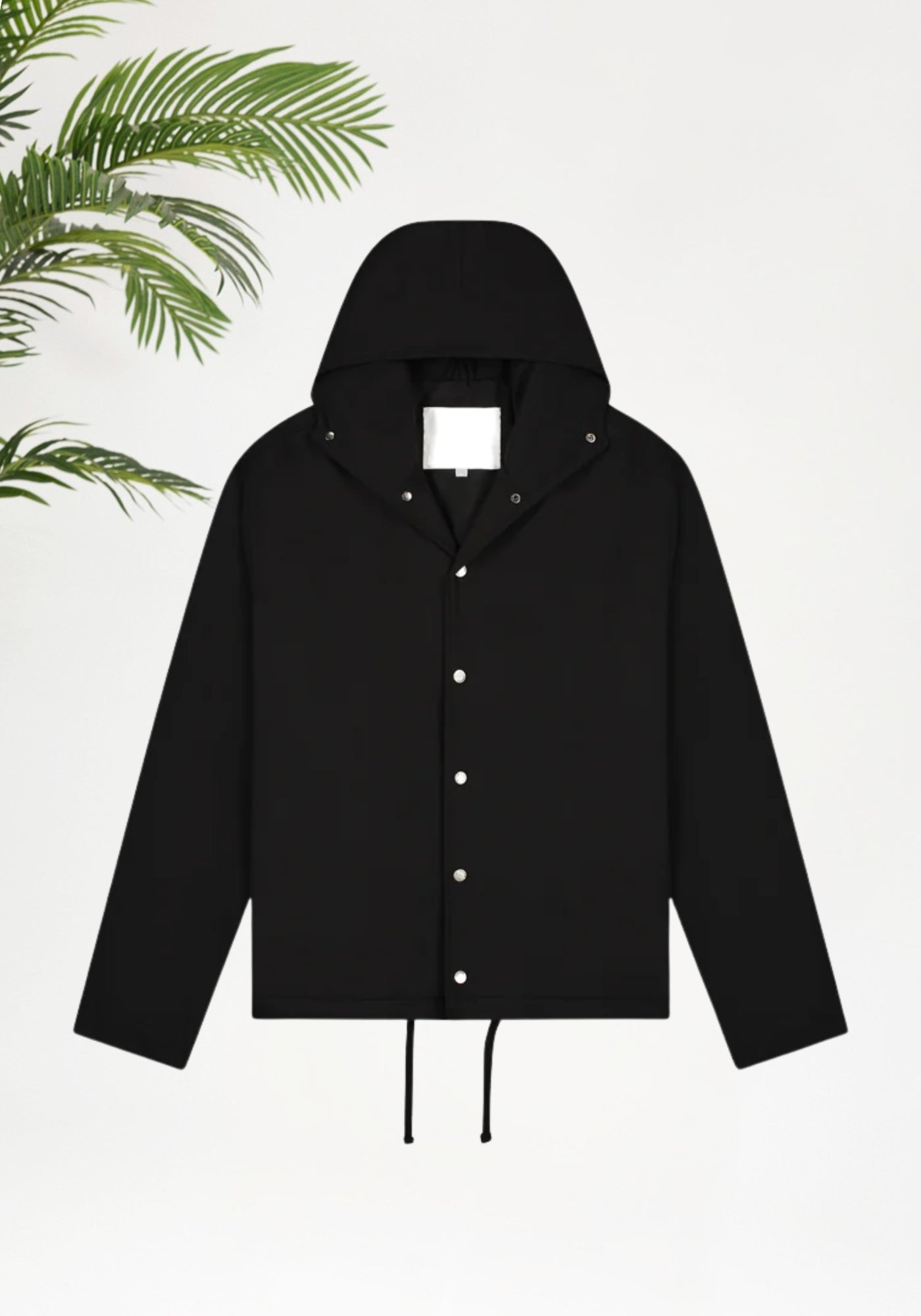 Cotton District Croyez Atelier Windbreaker Jackets & Bodywarmers BLACK