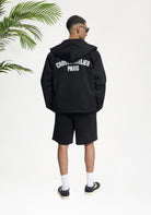 Cotton District Croyez Atelier Windbreaker Jackets & Bodywarmers BLACK