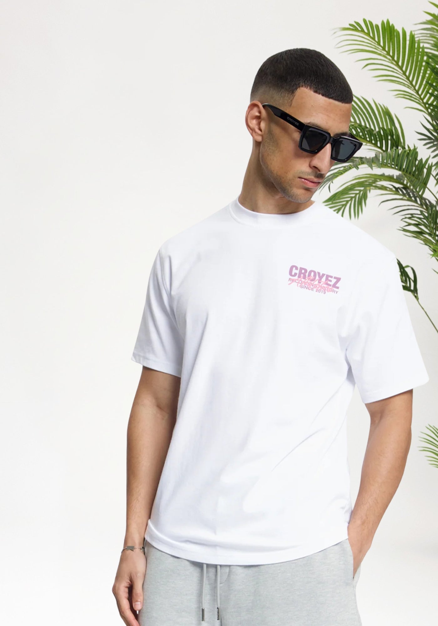 Cotton District Croyez Athletics T-shirt T-Shirts WHITE