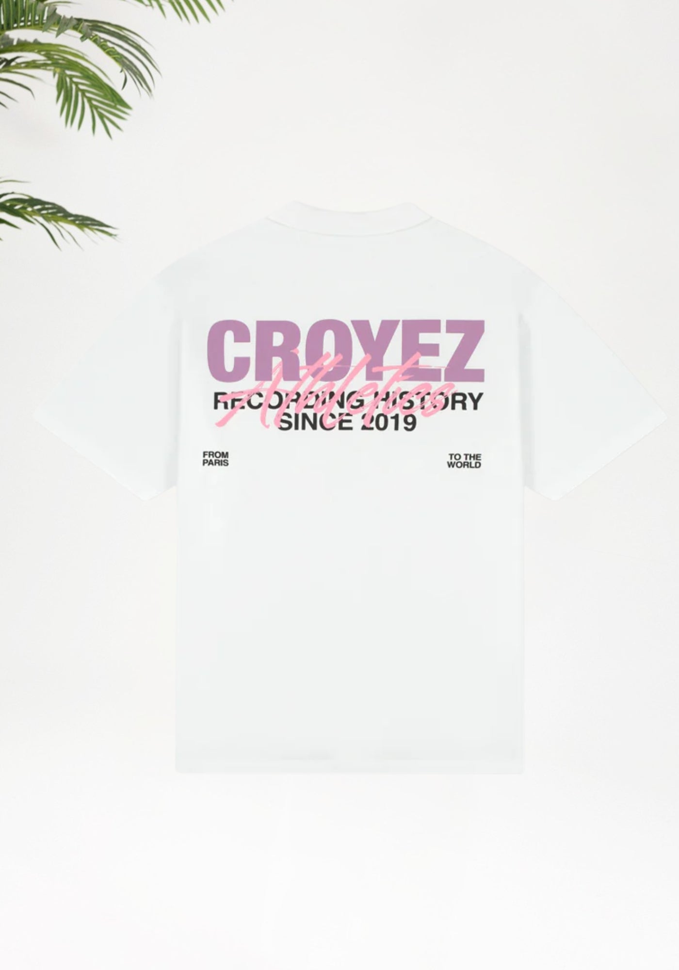 Cotton District Croyez Athletics T-shirt T-Shirts WHITE