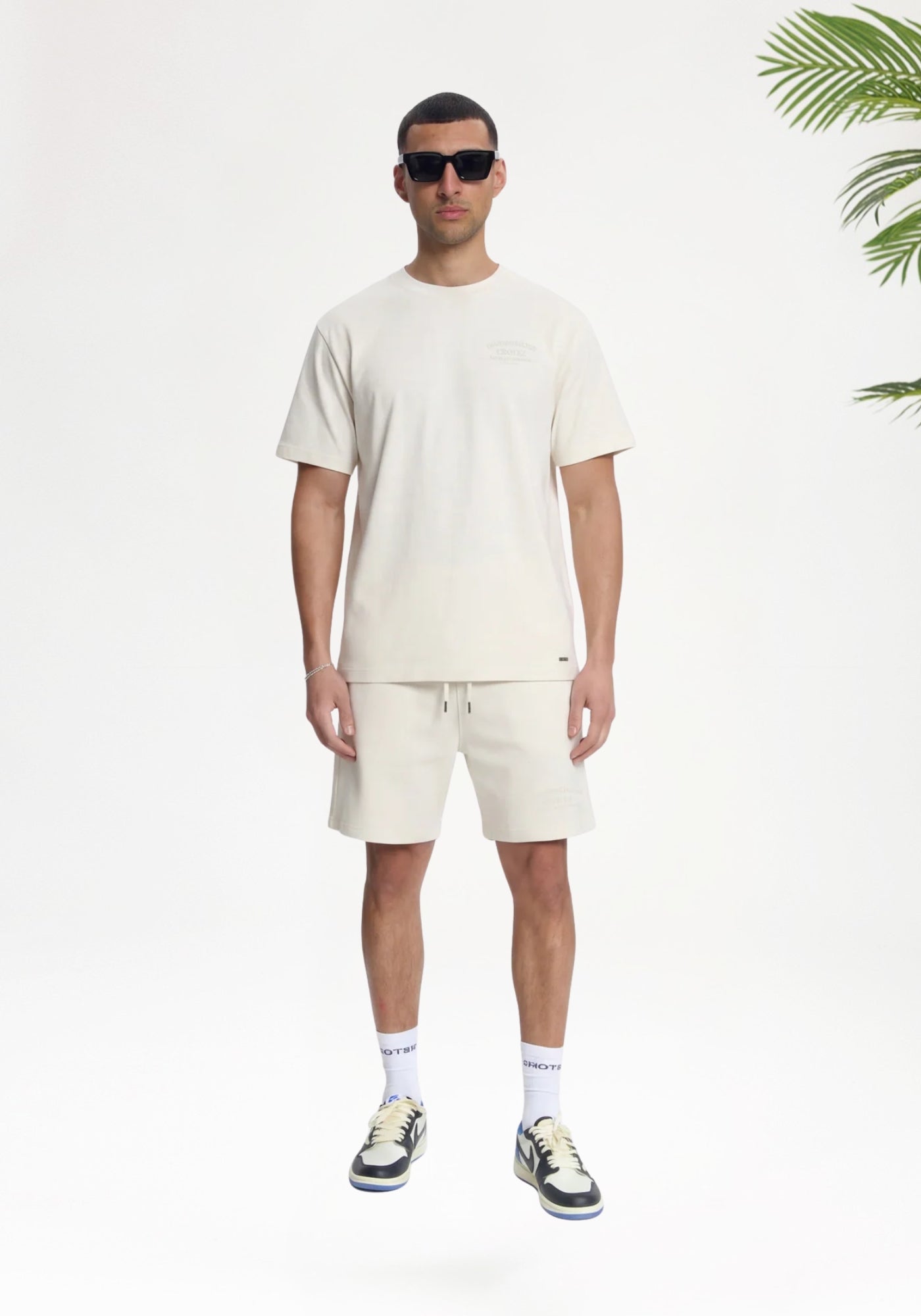 Cotton District Croyez Original Fraternite T-Shirt T-Shirts OFF WHITE