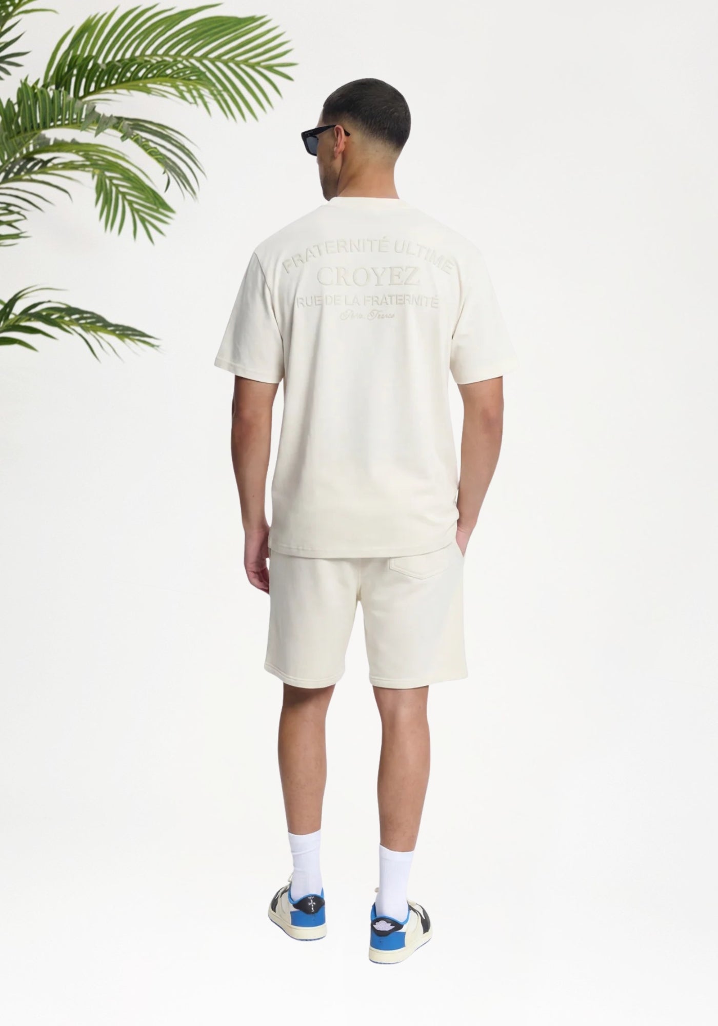 Cotton District Croyez Original Fraternite T-Shirt T-Shirts OFF WHITE