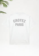 Cotton District Croyez Paris Knit T-shirt T-Shirts WHITE