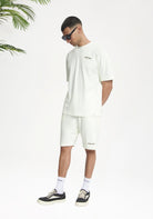 Cotton District Croyez Plisse Shorts Shorts OFF WHITE