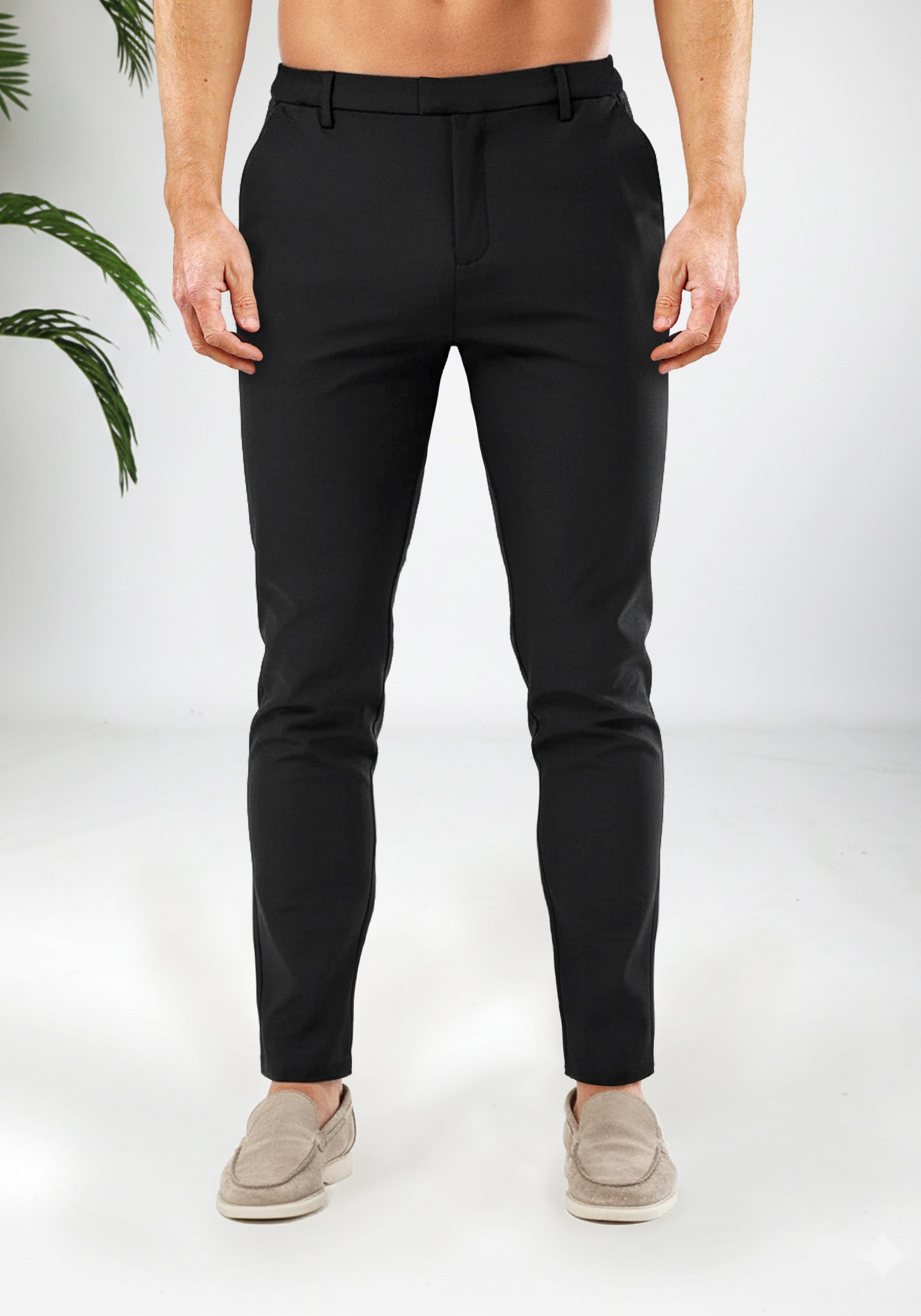 Cotton District DAILY CHINO  BLACK