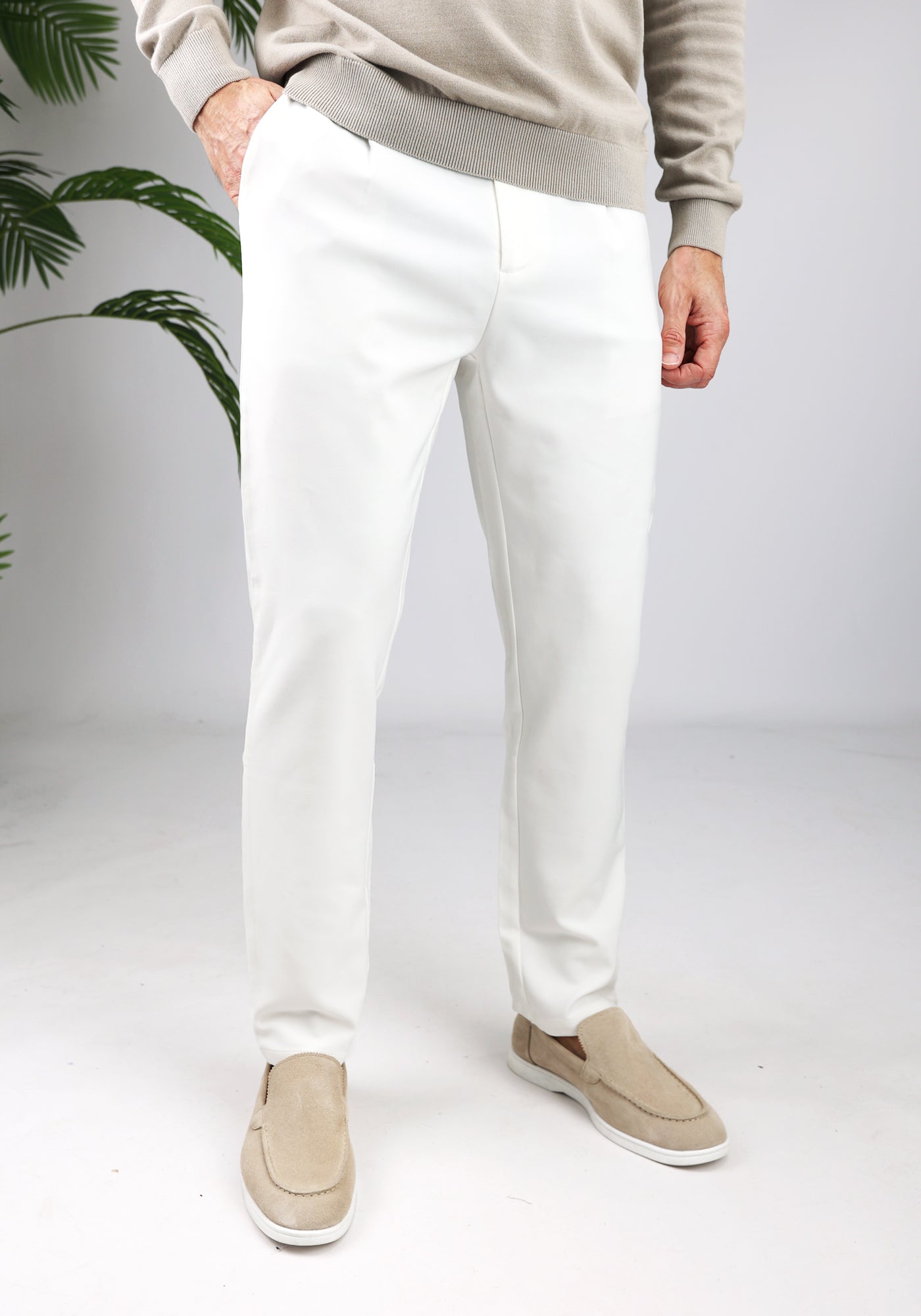 Cotton District DAILY CHINO  OFF WHITE