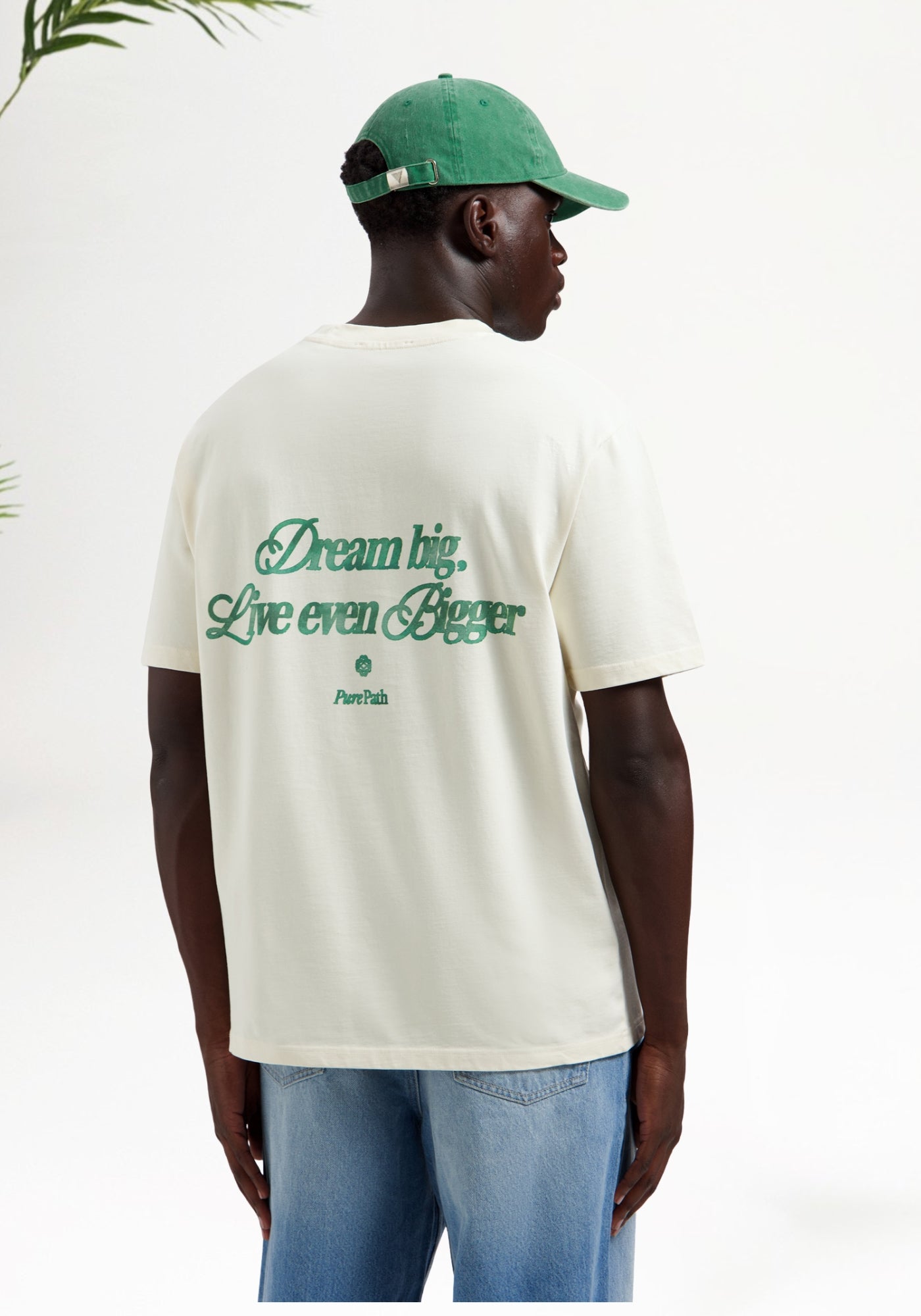 Cotton District Dream Big T-shirt T-Shirts ECRU