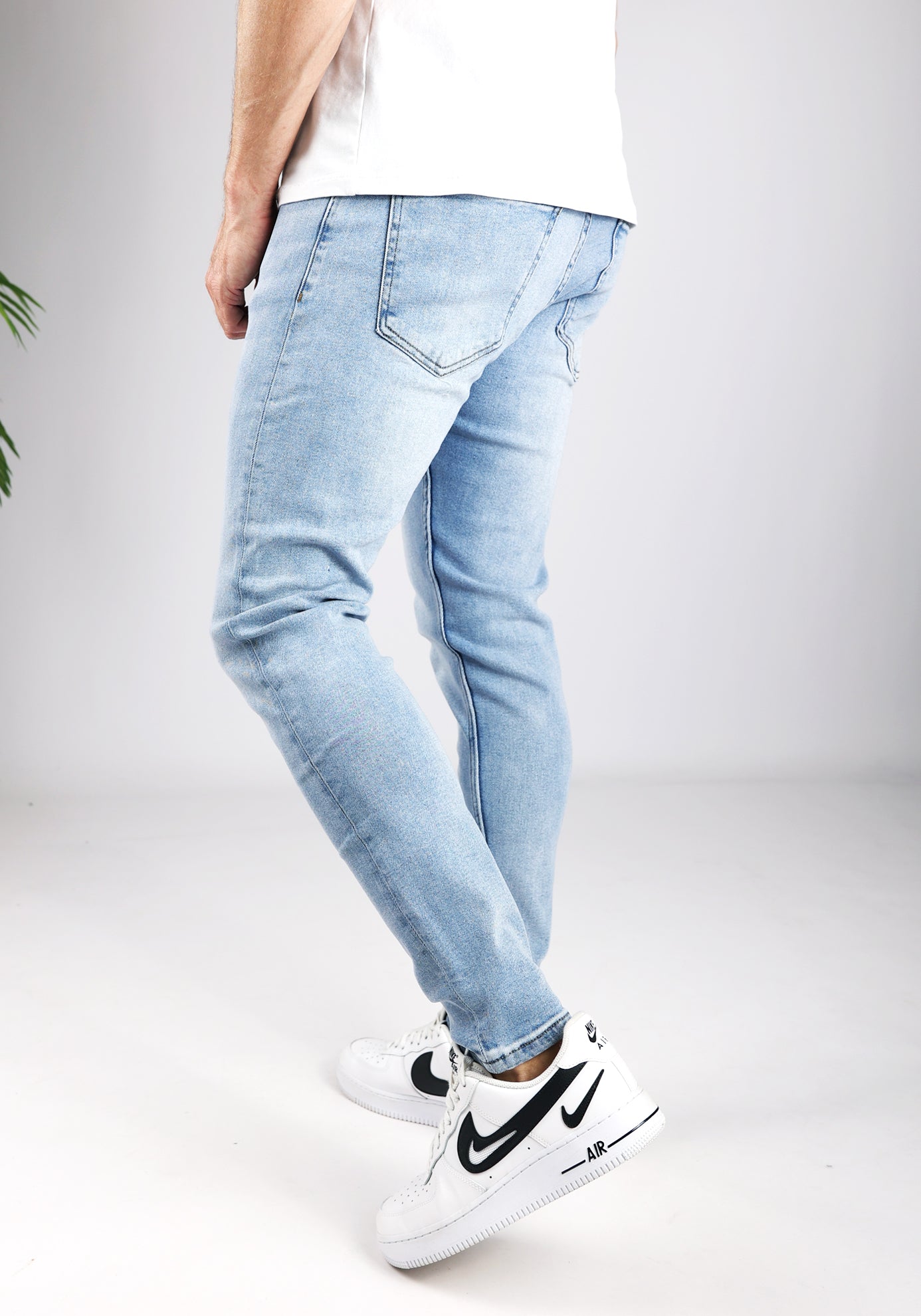 Cotton District EASY FIT JEANS  MID BLUE