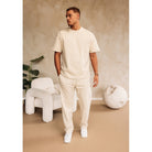 Cotton District ESSENTIAL HEAVY COTTON T-SHIRT T-Shirts BEIGE