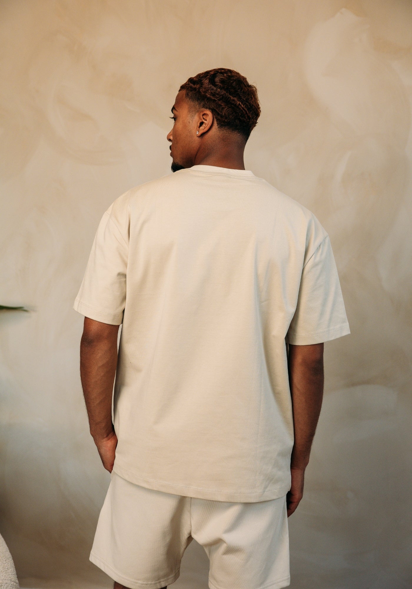 Cotton District ESSENTIAL HEAVY COTTON T-SHIRT T-Shirts BEIGE