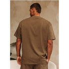 Cotton District ESSENTIAL HEAVY COTTON T-SHIRT T-Shirts BROWN