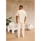 Cotton District ESSENTIAL JOGGERS Sets BEIGE