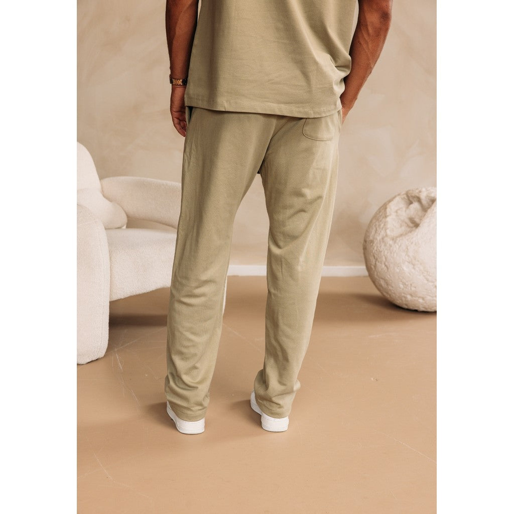Cotton District ESSENTIAL JOGGERS Sets KHAKI GREEN