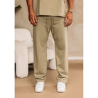 Cotton District ESSENTIAL JOGGERS Sets KHAKI GREEN