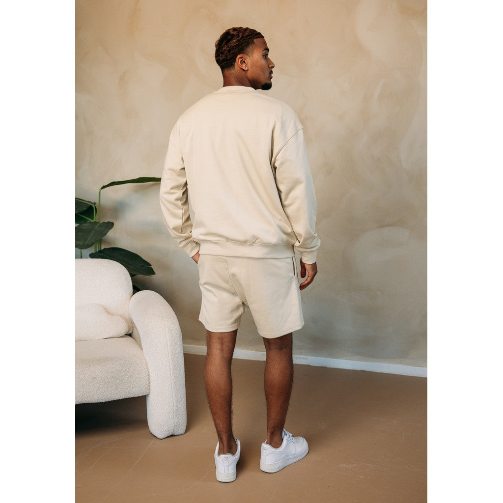 Cotton District ESSENTIAL SHORTS Shorts BEIGE