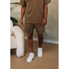 Cotton District ESSENTIAL SHORTS Shorts BROWN