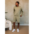 Cotton District ESSENTIAL SHORTS Shorts KHAKI GREEN