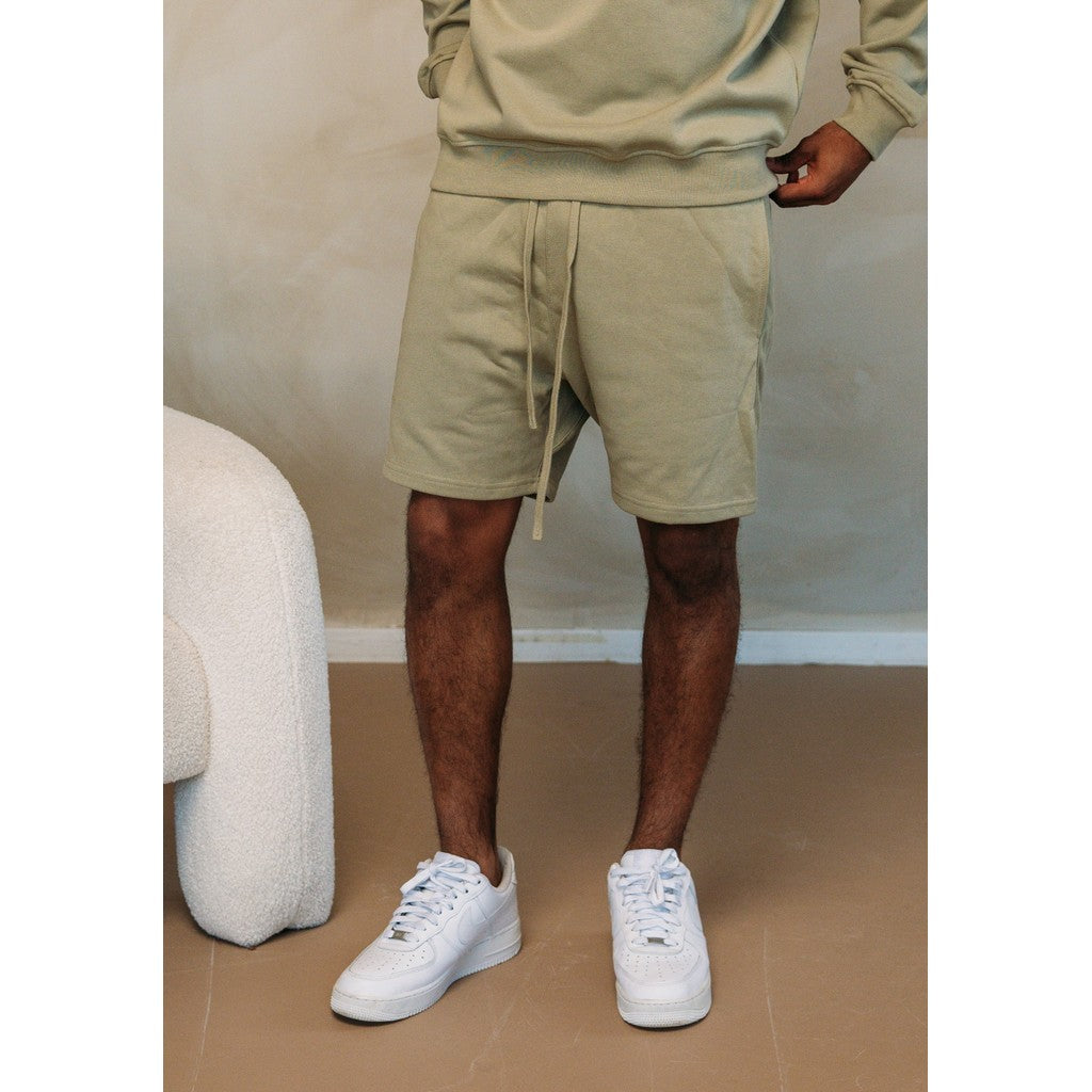 Cotton District ESSENTIAL SHORTS Shorts KHAKI GREEN