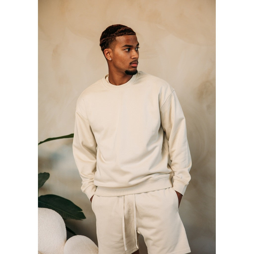 Cotton District ESSENTIAL SWEATER Sets BEIGE