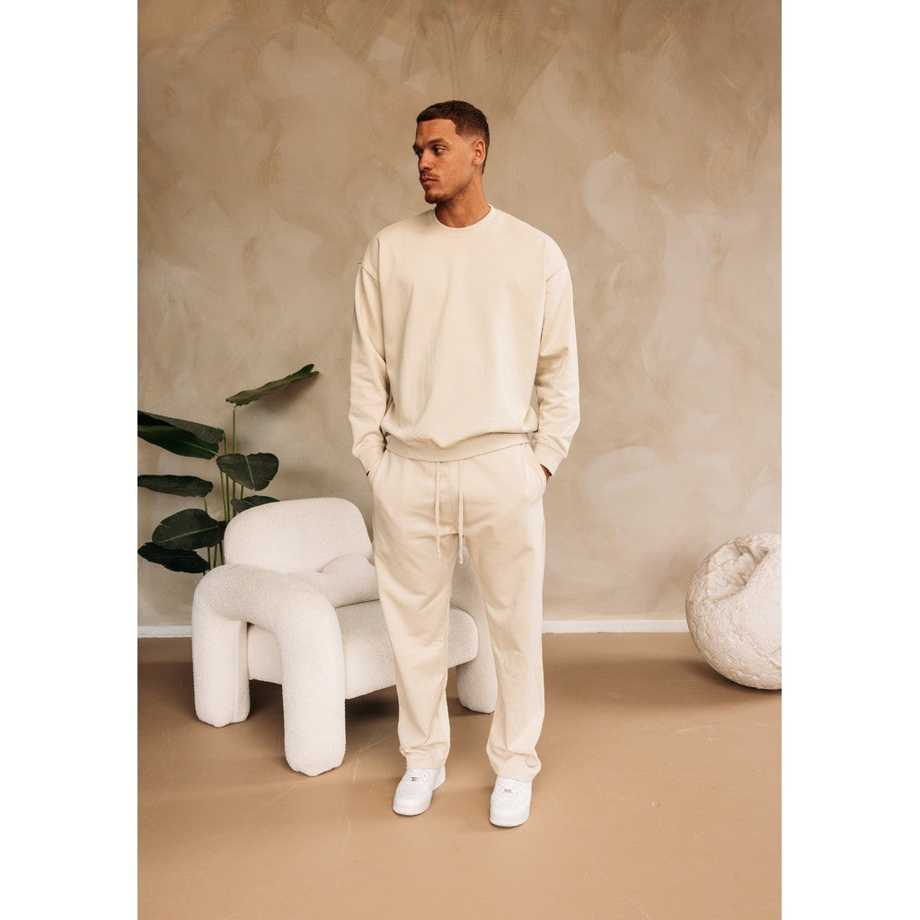 Cotton District ESSENTIAL SWEATER Sets BEIGE