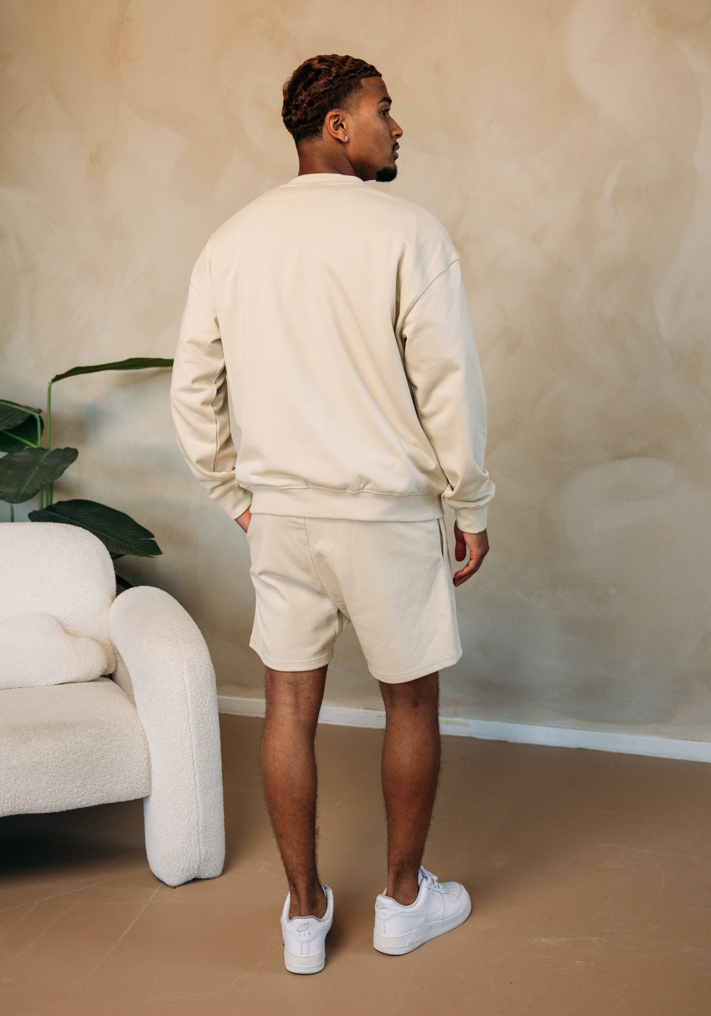 Cotton District ESSENTIAL SWEATER Sets BEIGE