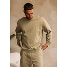 Cotton District ESSENTIAL SWEATER Sets KHAKI GREEN