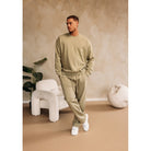 Cotton District ESSENTIAL SWEATER Sets KHAKI GREEN