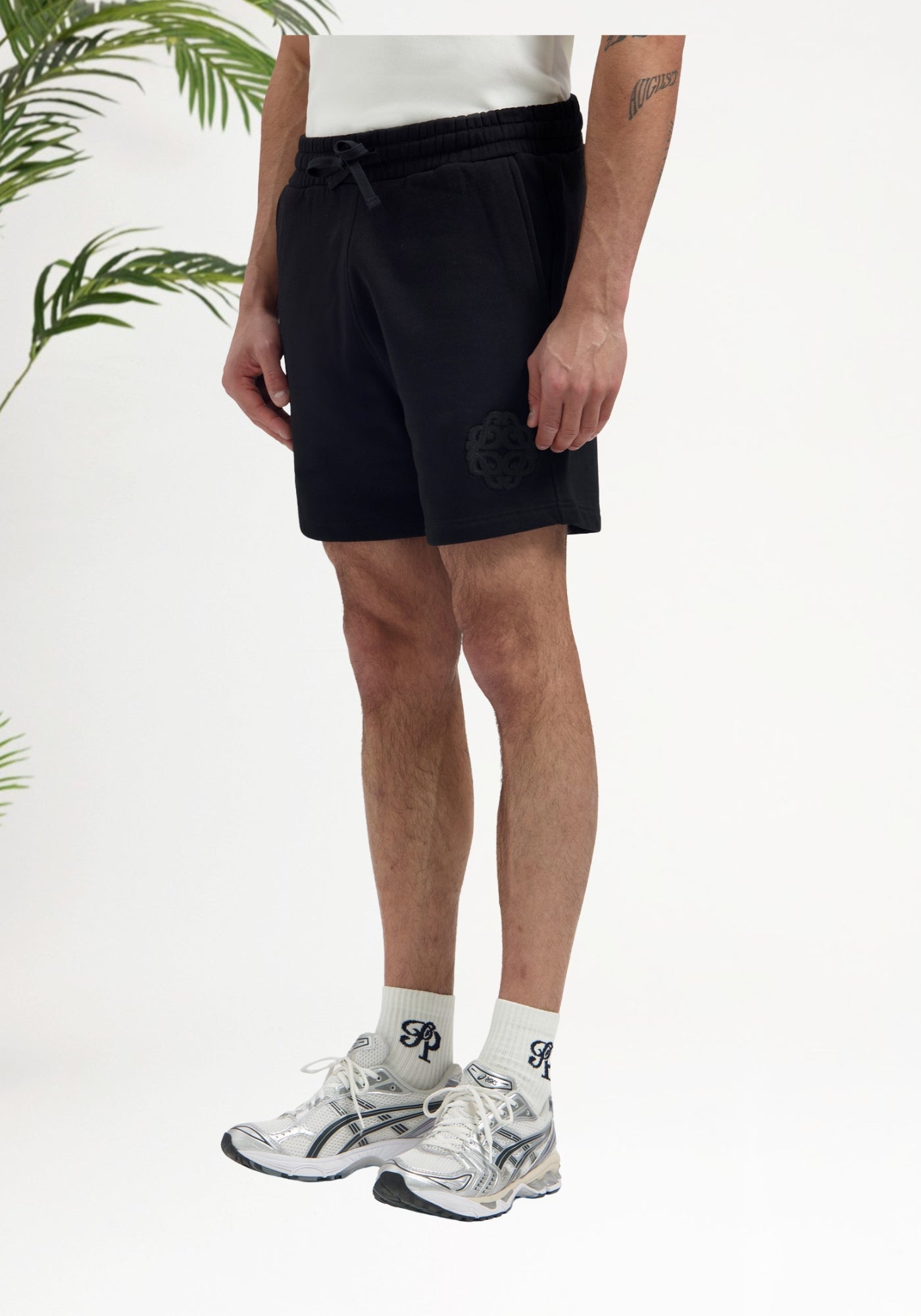 新品S黒・FCRB EMBLEM SWEAT SHORTS Pure Path - Emblem Badge Sweat Shorts - BLACK – Cotton District