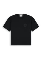 Cotton District Emblem Badge T-shirt T-Shirts BLACK