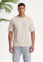 Cotton District Emblem Badge T-shirt T-Shirts SAND