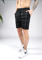 Cotton District FENCE SHORTS  BLACK/GREY