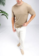 Cotton District GLOSS T-SHIRT T-Shirts BROWN