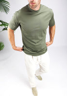 Cotton District GLOSS T-SHIRT T-Shirts GREEN