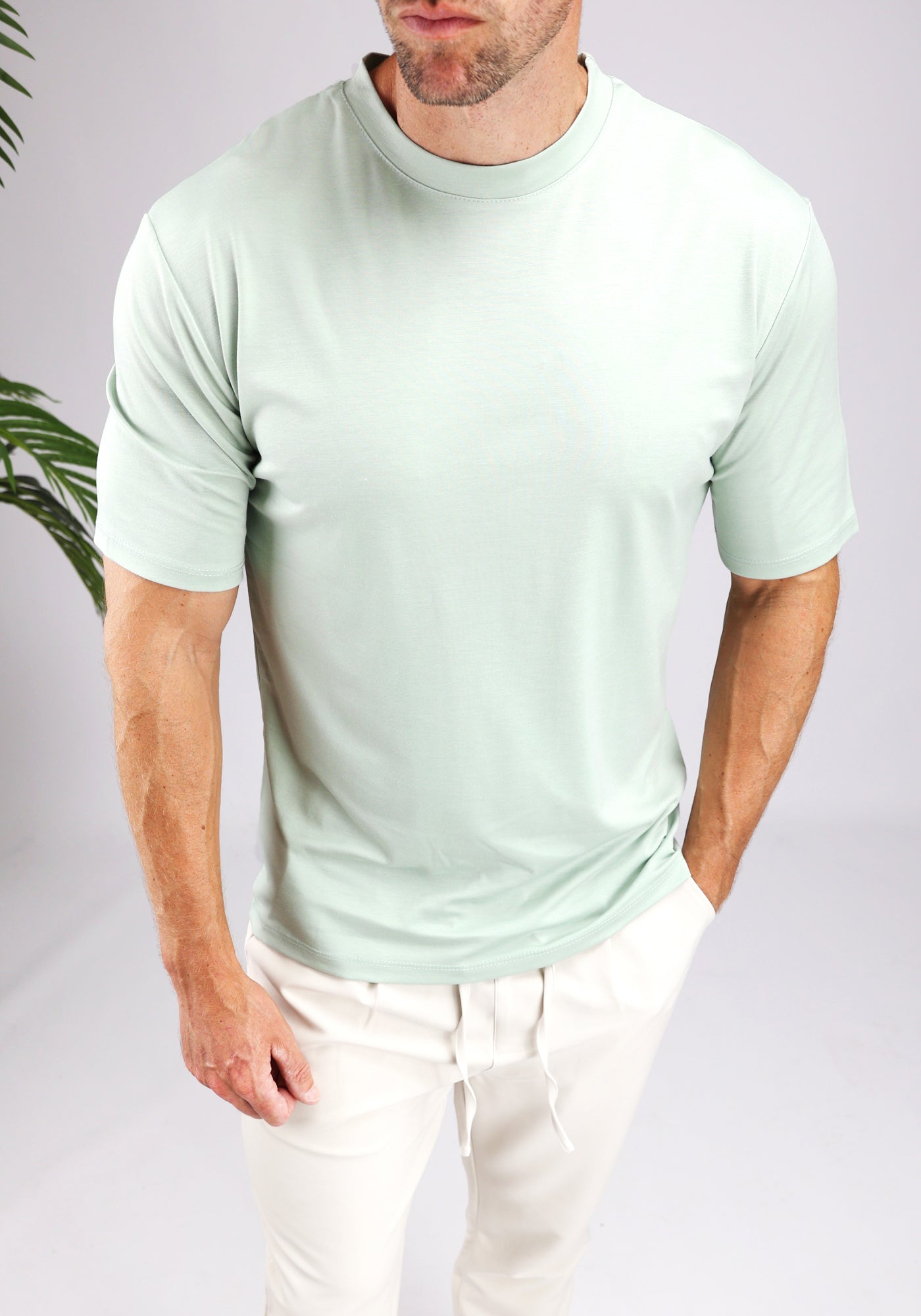 Cotton District GLOSS T-SHIRT T-Shirts MINT