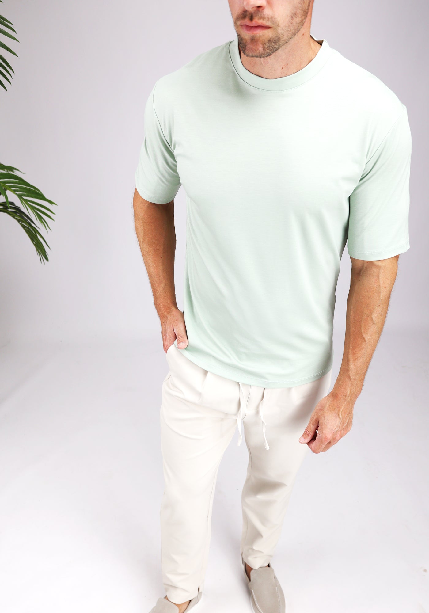 Cotton District GLOSS T-SHIRT T-Shirts MINT