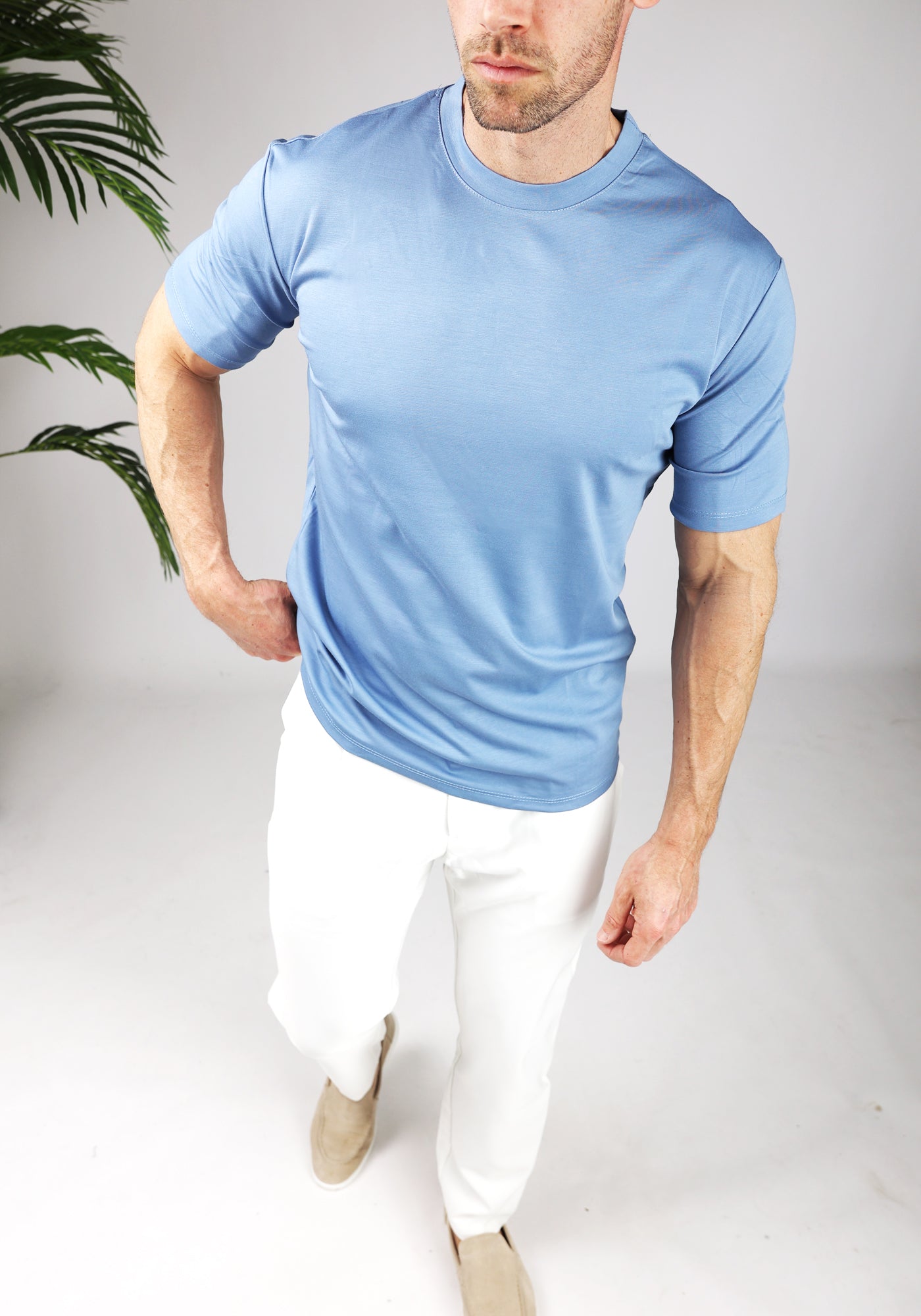 Cotton District GLOSS T-SHIRT T-Shirts OCEAN