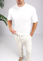 Cotton District GLOSS T-SHIRT T-Shirts WHITE