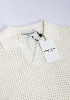 Cotton District HEAVY KNIT POLO T-Shirts OFF WHITE
