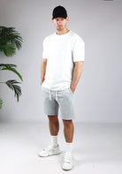 Cotton District JOG SHORTS  GREY