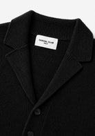 Cotton District KNITTED VEST T-Shirts BLACK