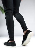 Cotton District LOAFERS SUEDE LOW  BLACK