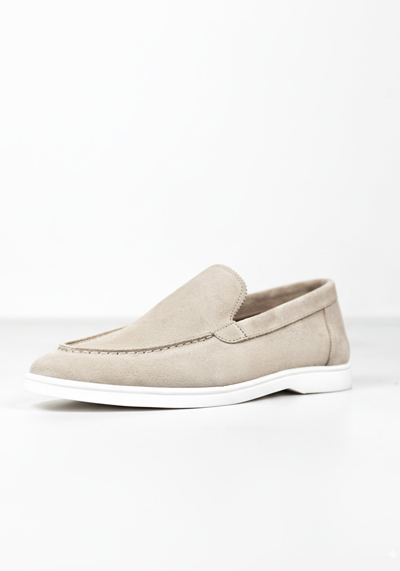 Cotton District LOAFERS SUEDE LOW  SAND