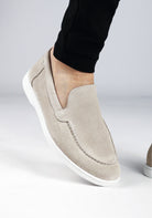 Cotton District LOAFERS SUEDE LOW  SAND