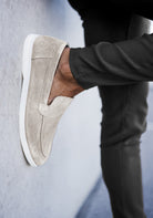 Cotton District LOAFERS SUEDE LOW  SAND
